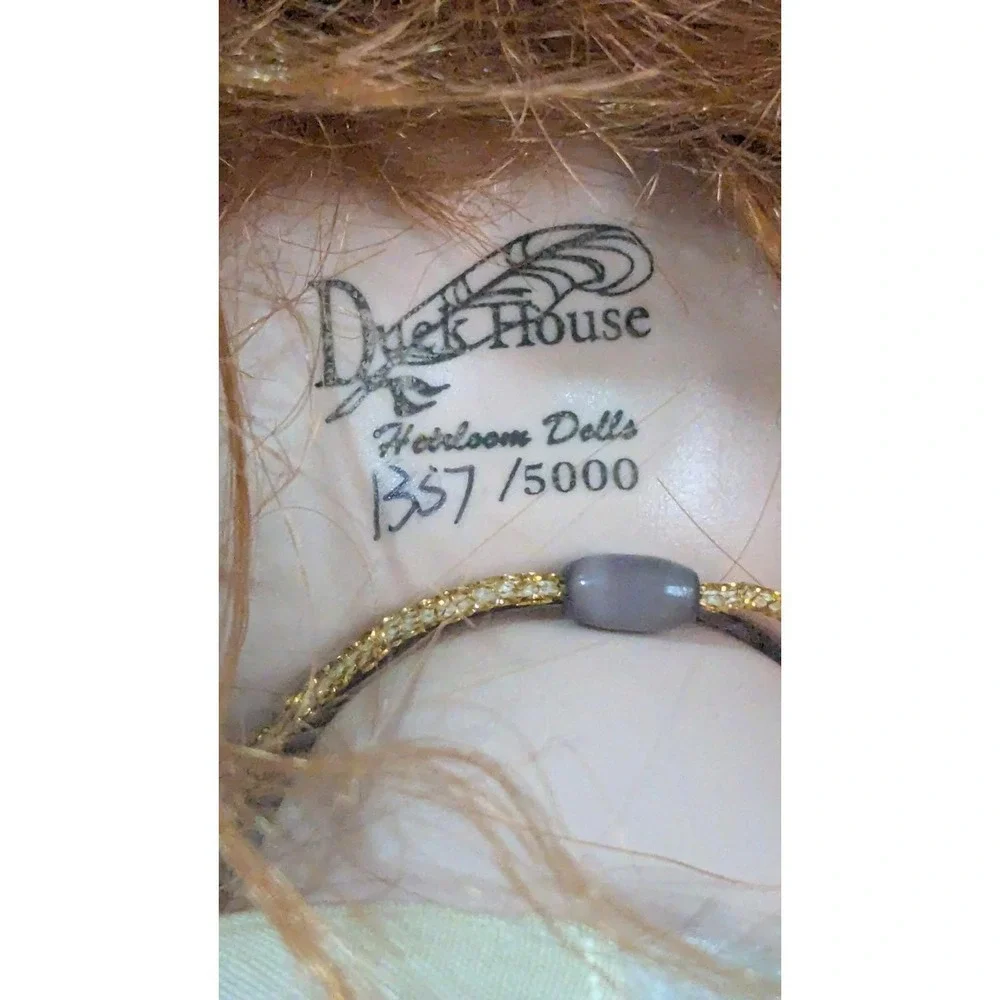 Duck House Heirloom Doll Limited Edition 1357/5000 Red Hair Porcelain Teddy Bear
